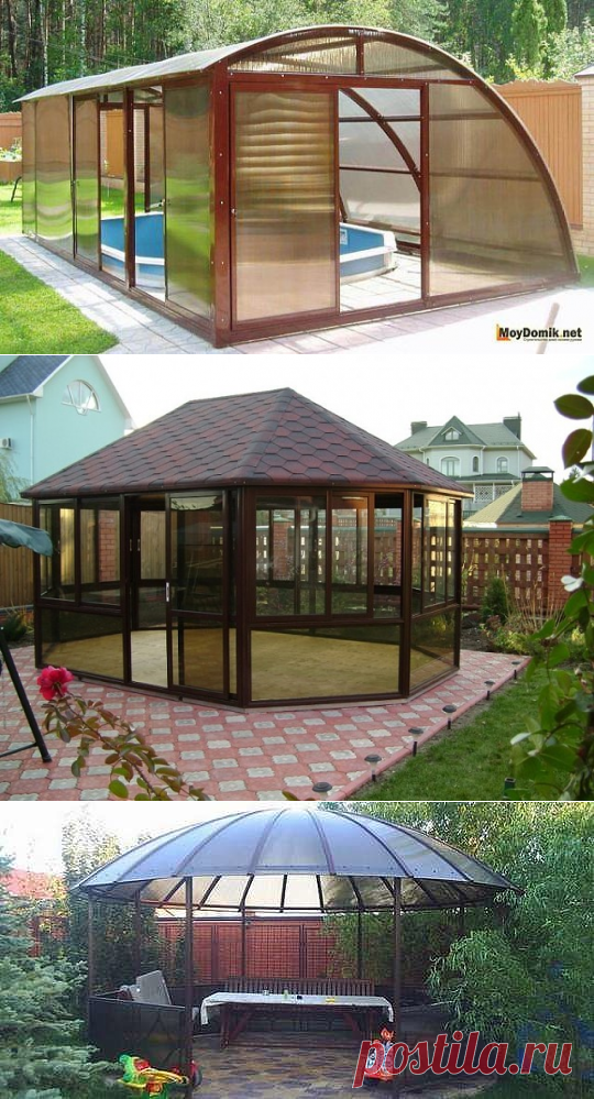 уДачный пример применения поликарбоната.