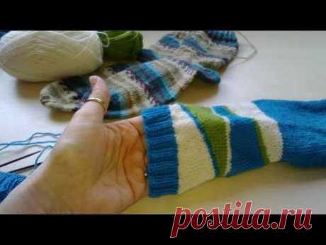 Stricken in verkürzten Reihen mit überzogenen Maschen! Tutorial!