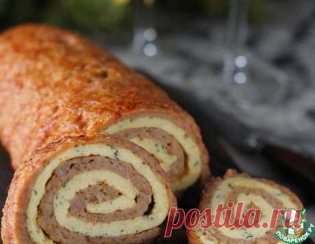 Мясной рулет с омлетом – кулинарный рецепт