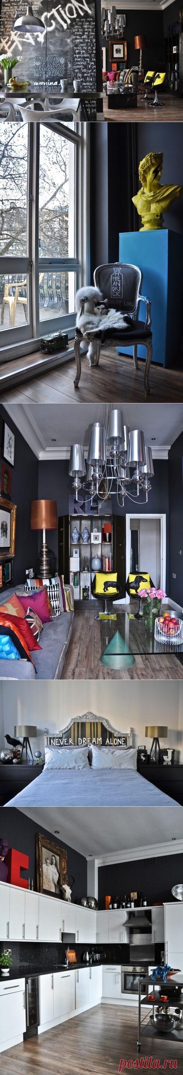 Удивительнейшая квартира в Лондоне. Смешение стилей Ар-деко и Поп-арт