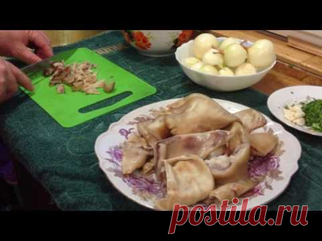 САЛАТ ИЗ СВИНЫХ УШЕЙ / ВКУСНЯТИНА