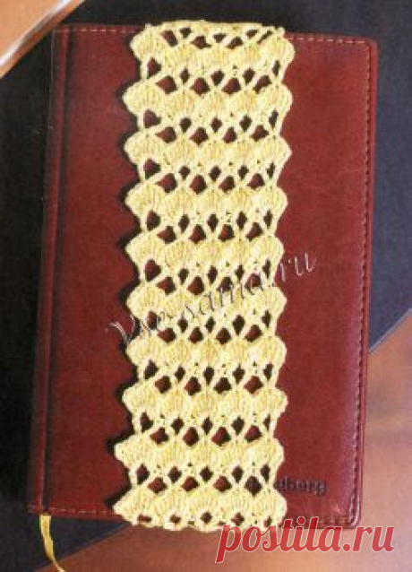 Декор крючком для книги - Аксессуары, мелочи для дома крючком