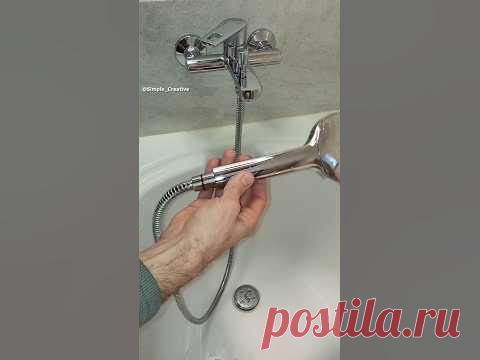 Wise Plumber shared a SECRET! How to Easily Fix a Leaking Shower Hose. Plumbing tips and tricks. Handy tips from experienced plumber.#shorts #diy #plumbing #...