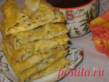 Вкусный завтрак — Лепешки из лаваша с сыром и укропом!