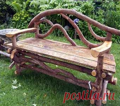 Скамейки для дачи своими руками - Учимся Делать Все Сами