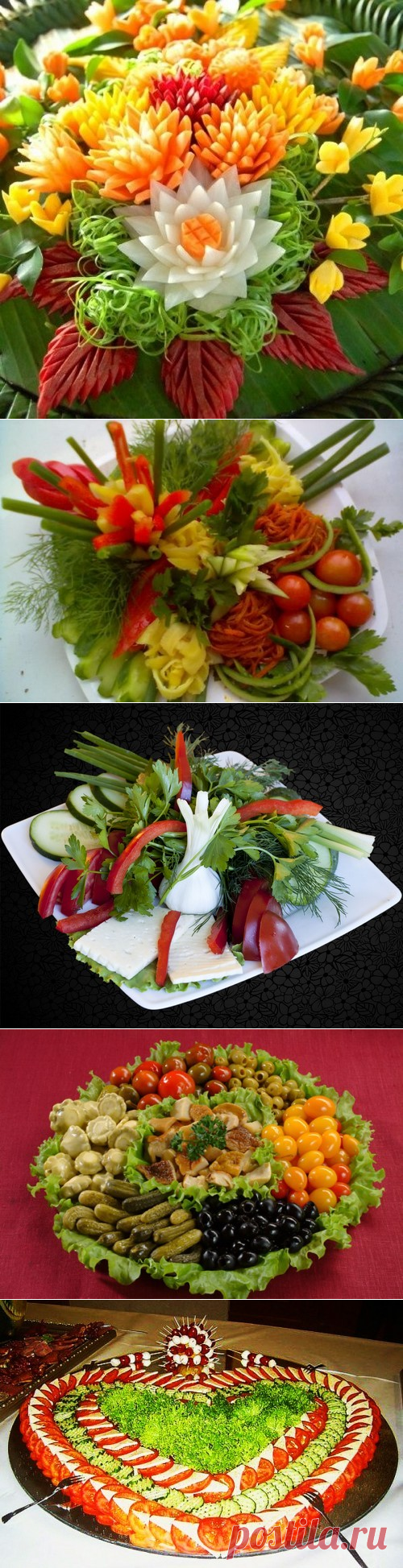 Красивая овощная нарезка фото идеи, овощная нарезка оформление на праздничный стол