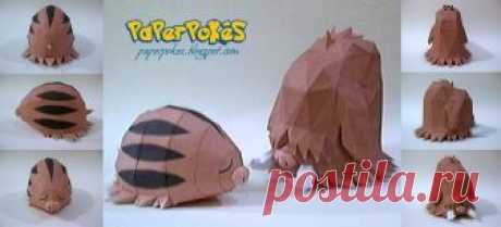 SWINUB 220 / SWINUB  - Pokémon Papercraft  Name:  Swinub  Type:  Ice /Ground  Species:  Pig Pokémon  Height:  0.4 m (1′04″)  Weight:  6.5 kg (14.3 ...