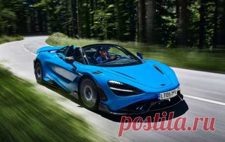 Новый McLaren 765LT Spyder: салон, внешний вид, техника
