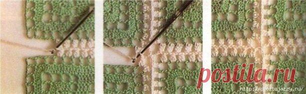 Сшивание мотивов крючком - идеи и варианты. Сохрани себе