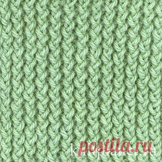 Планета Вязания | Резинка Хлебный колос спицами. Схема вязания узора. Видео урок по вязанию спицами резинки Хлебный колос