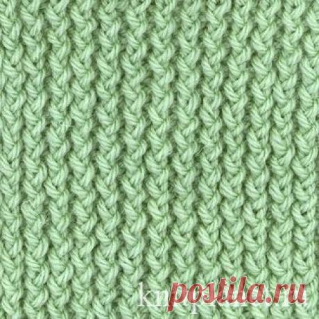Планета Вязания | Резинка Хлебный колос спицами. Схема вязания узора. Видео урок по вязанию спицами резинки Хлебный колос