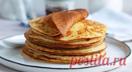 БЛИНЫ БЕЗ ЯИЦ: 7 рецептов