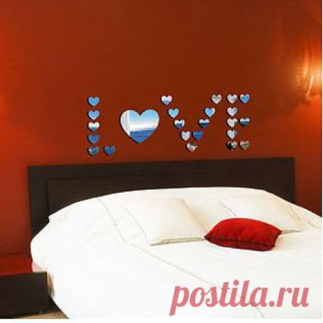 Зеркало «Много сердечек»