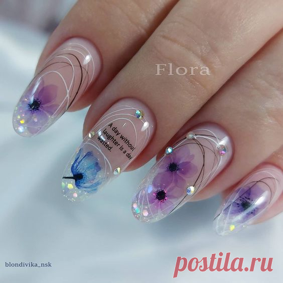 Великолепные ногти с цветами