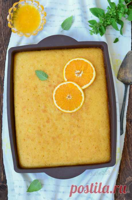 Греческий апельсиновый пирог &quot;Ревани&quot; - О ВКУСНОМ...