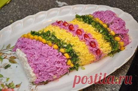 Салат Новогодняя хлопушка. Мясные салаты на праздничный стол