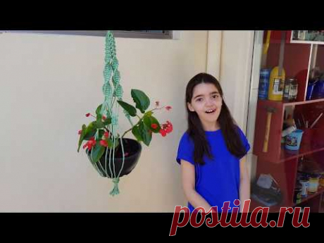 Suporte de Vasos Macramê / Mary4you #28 - YouTube