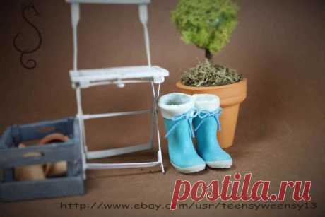 Miniature Rubber Boots Tutorial &amp;#8211; teensyweensybaby