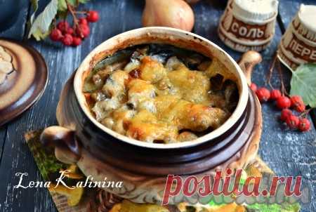Мясо в горшочке с шампиньонами - 11 пошаговых фото в рецепте