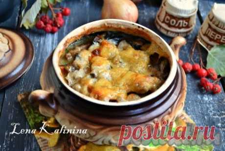 Мясо в горшочке с шампиньонами - 11 пошаговых фото в рецепте