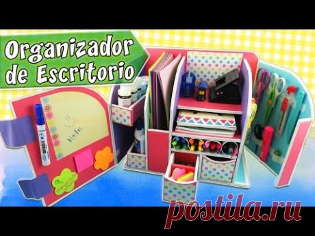 ORGANIZADOR DE ESCRITORIO de Cartón