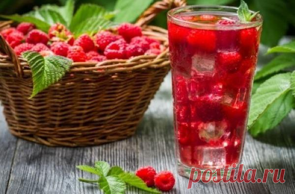 Компот из малины на зиму