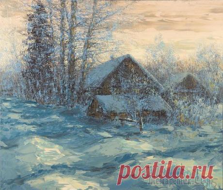Зимние праздники на Руси в живописи