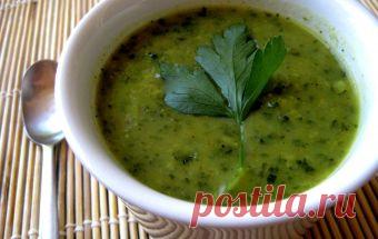 Летний суп из кабачков