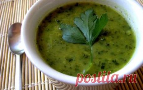 Летний суп из кабачков