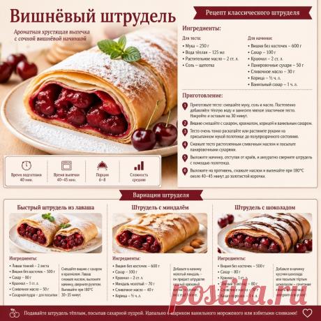 Вишневый штрудель
