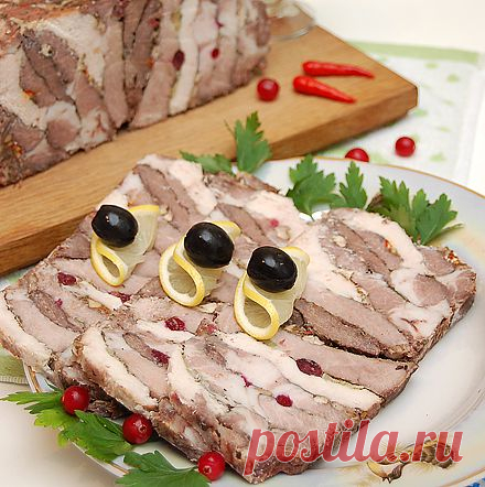 Мясная закуска к празднику