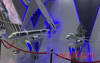 ОАК показала модели самолетов SJ-100 и МС-21 на авиасалоне в Дубае. В моделях можно увидеть внутреннюю компоновку самолетов