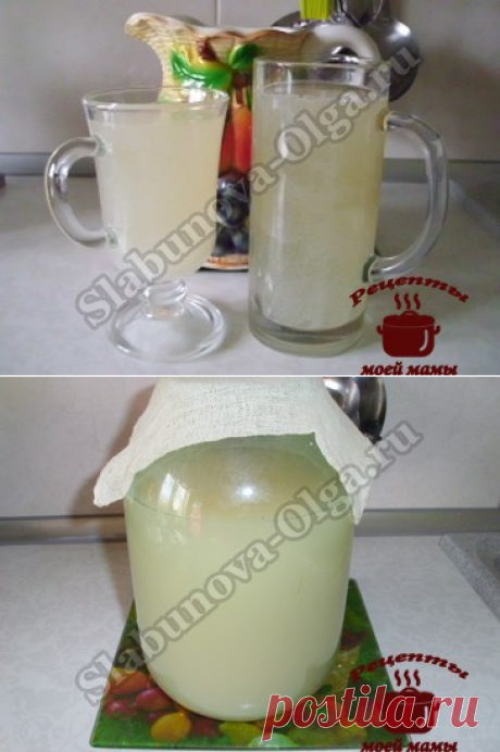 Домашний квас. Рецепт. Фото