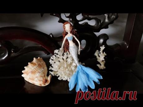 ABC TV | How To Make A Little Mermaid Ariel Fairy Doll From Crepe Paper - Craft Tutorial