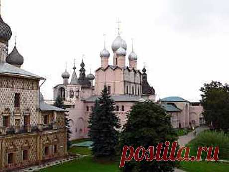 Ростов Великий. Ростовский кремль. Спасо-Яковлевский монастырь. Озеро Неро. Богоявленский Авраамиев монастырь.Воскресенская церковь.