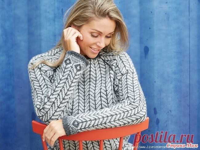 Alvi - классический северный свитер от Ханне Пьедстед Размеры XS (S) M (L) XL Тело, грудь: 76-80 (82-88) 92-98 (102-108) 110-120 см Свитер, грудь: 80 (90) 100 (110) 122 см Длина рукава: 45 см. Общая длина: 64 (68) 70 (72) 73 см