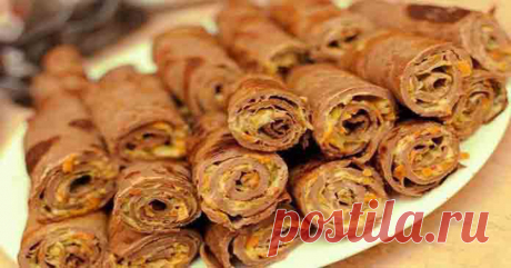 Печеночные блины с начинкой