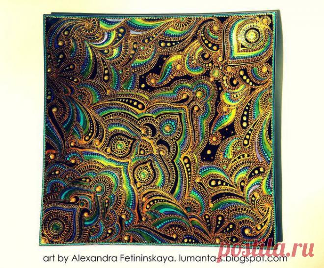 (+1) - Точечная роспись Александры Фетининской | СДЕЛАЙ САМ!