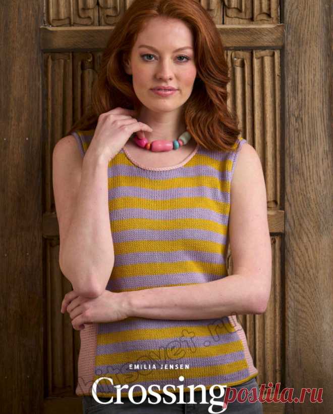 Вязание топа Grossing - Хитсовет