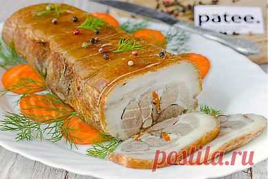 Вкуснейший рулет из свиной грудинки | Ваши любимые рецепты
