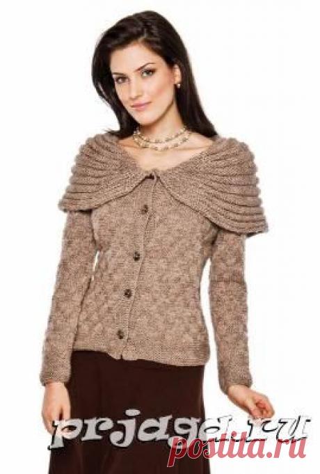 Вязаная кофточка Cisne Grafito