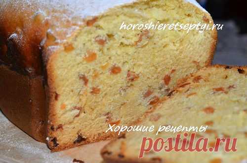 Кекс — кулич в хлебопечке."Вкусно и просто".