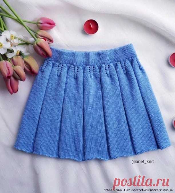 Юбочка для девочки Gloria_skit
@anet_knit 
Пряжа gazzal baby cotton(50/165) 
 
Расход 3. 5 мотка на рост 104, спицы 2. 5см 
 
Набираем 138 петель и вяжем резинку 3-4см 
 
Затем распределяем петли на нужное количество рапортов, у меня их 13, в одном рапорте 11 петель, соответственно мне надо прибавить еще 5 петель. 
Далее вяжем по схеме и делаем прибавок столько сколько нужно, у меня их 6. 
 Прибавки делаем через ряд!!! 
 
После того как сделали прибавки, вяжем лицевыми и и...