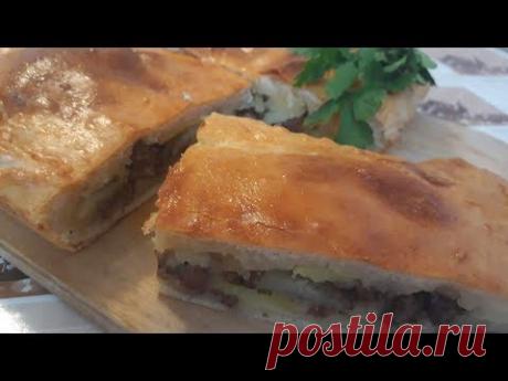 ПИРОГ МЯСНОЙ с КАРТОШКОЙ / Простой Рецепт от МАМЫ - YouTube