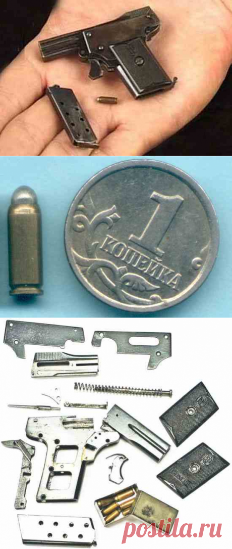 Миниатюрный пистолет Kolibri калибром 2,7 мм | Армейский вестник
