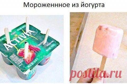 Мороженое из йогурта | Делаем сами
