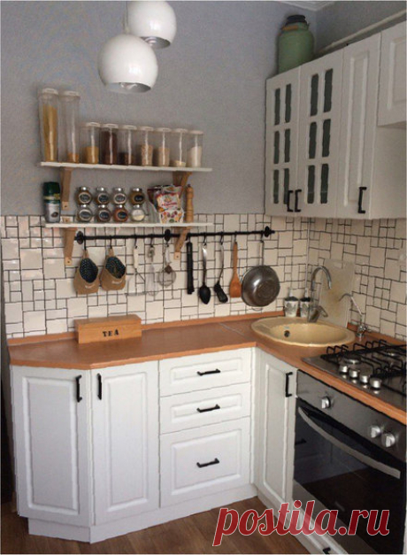 Угловая кухня - 25 фото и 6 подсказок по обустройству | kitchendecorium.ru | Яндекс Дзен