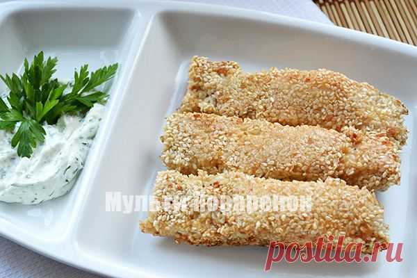 Семга в кунжуте | Мультиповаренок