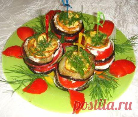 сэндвичи из баклажанов с помидорами | Вегетарианские рецепты