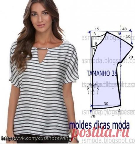 Выкройки летних блузок (Шитье и крой) — Журнал Вдохновение Рукодельницы